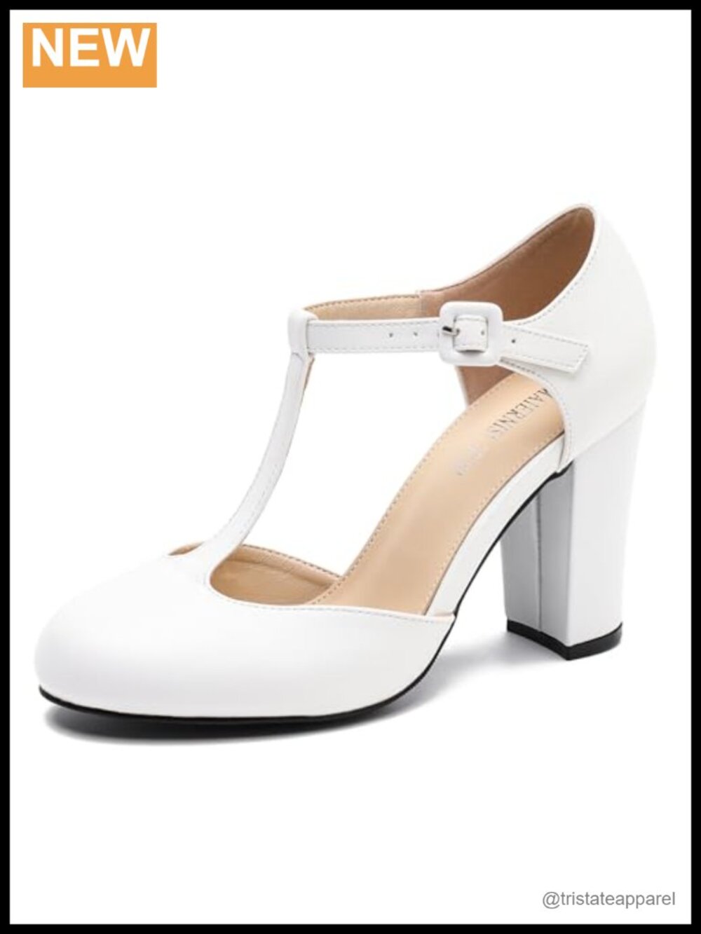 Synthetic PU Suede Velvet T-Strap Mary Jane Pumps Chunky Heel Dress Shoes